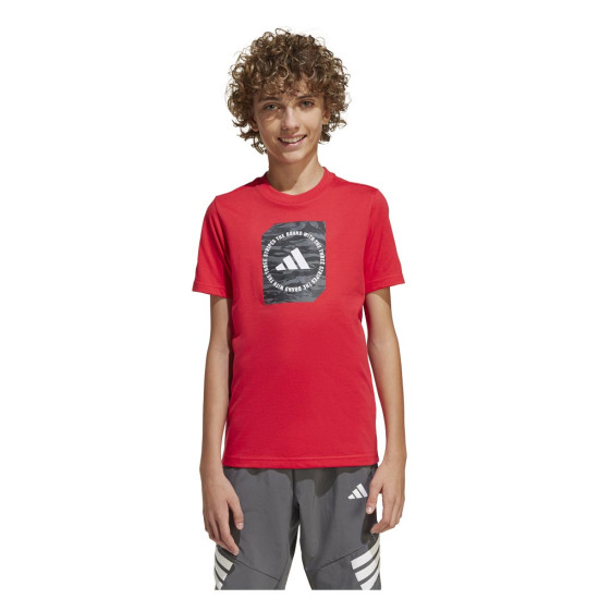 Adidas Παιδική κοντομάνικη μπλούζα Camo Box Adidas Παιδική κοντομάνικη μπλούζα Camo Box